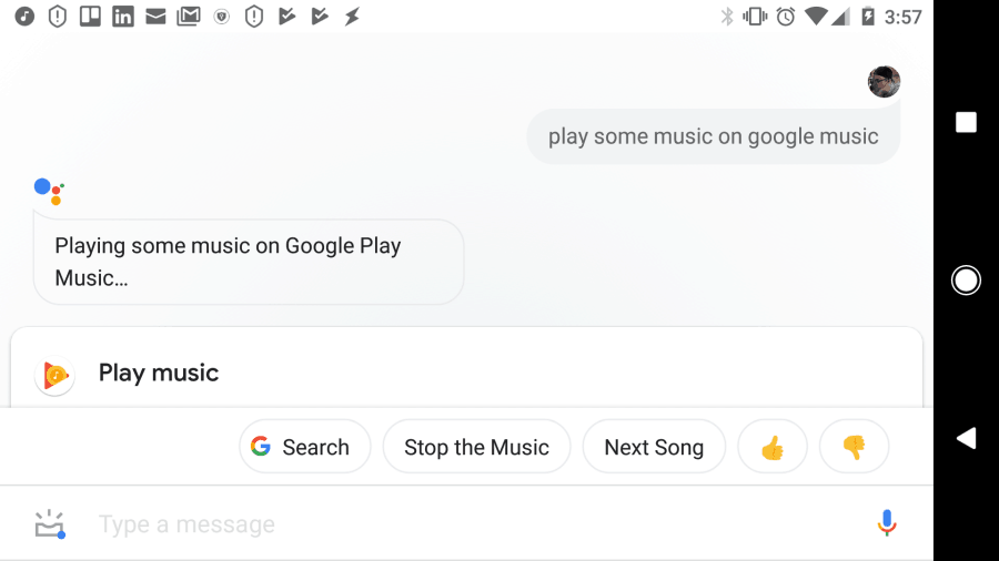 hej google igrajo naključno glasbo