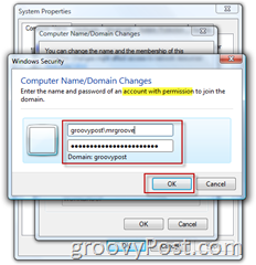 Windows 7 ali Vista Pridružite se domeni AD Active Directory