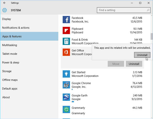 Odstranite Candy Crush in druge prednameščene aplikacije Windows 10