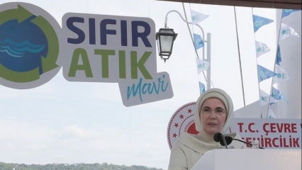Prvi klic prve dame Erdoğan za podporo projektu „Zero Waste Blue“