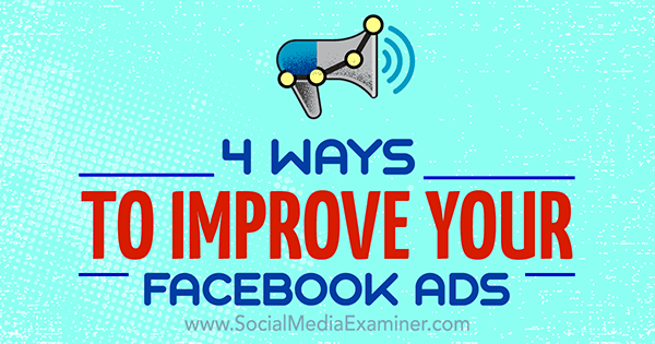 optimizirajte uspešne oglaševalske kampanje na facebooku