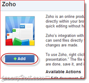 Zoho Office in Box.net