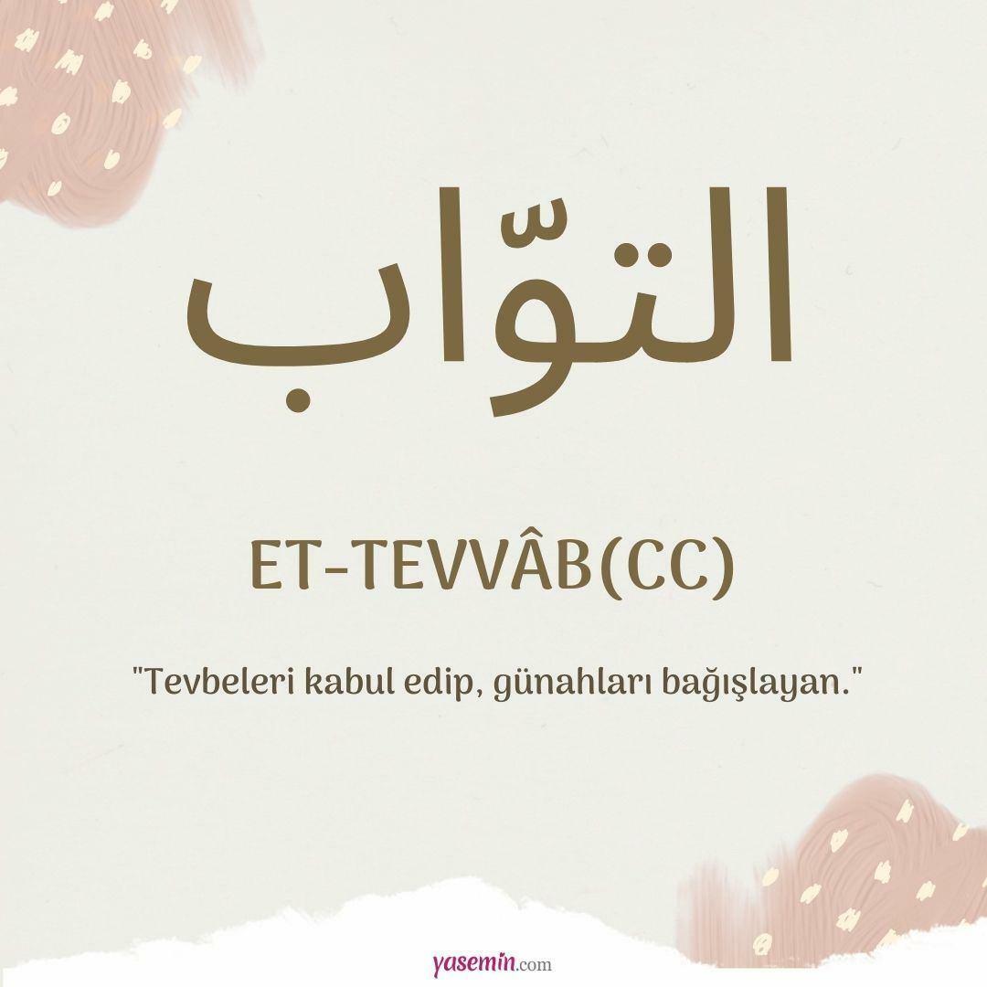 Kaj pomeni Et-Tawwab (c.c)?