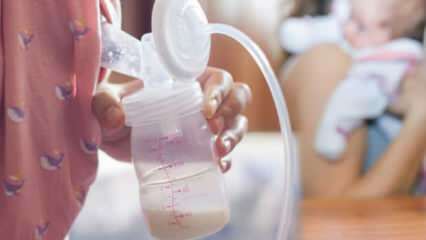 Kako iztisniti in shraniti neboleče materino mleko? Metoda molže z ročno in električno črpalko