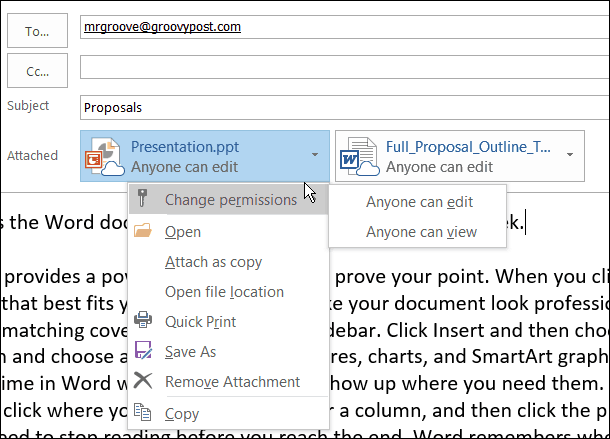 Predogled Office 2016: Uporaba sodobnih prilog v Outlooku