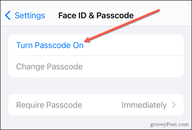iOS 17 Vklopite geslo