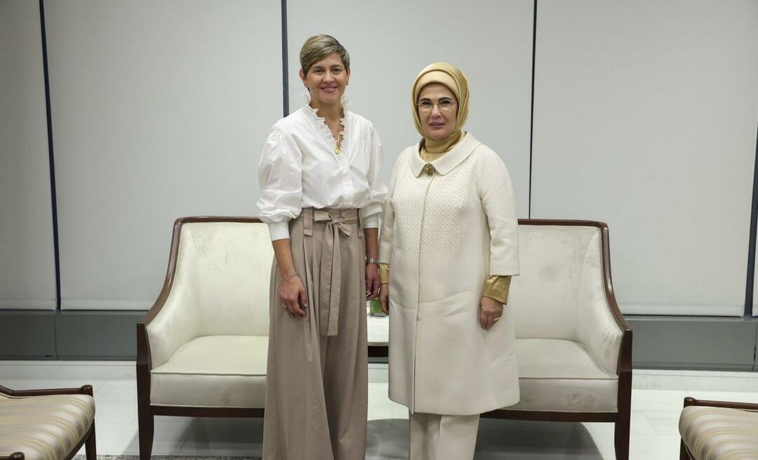 Prva dama Erdoğan se je srečala z ženo kolumbijskega predsednika!
