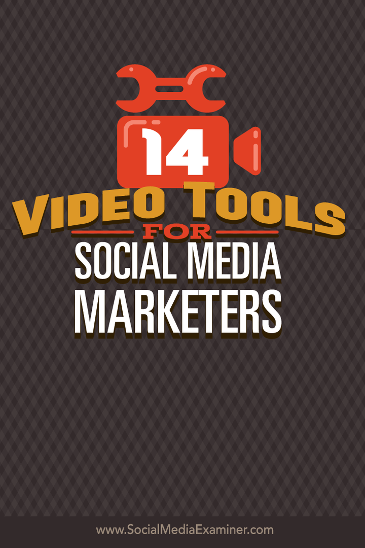 14 Video orodij za tržnike družbenih medijev: Izpraševalec socialnih medijev