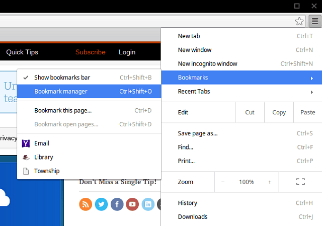 Kako prenesti zaznamke iz XP v Chromebook