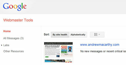 google orodja za spletne skrbnike