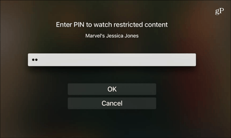 Netflix Vnesite vsebino z omejitvami za ogled PIN