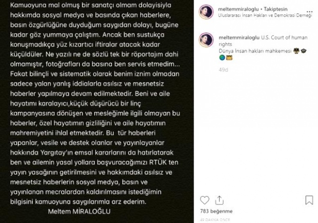 Naziv napada igralke Meltem Miraloğlu! Tu je njegovo novo ime