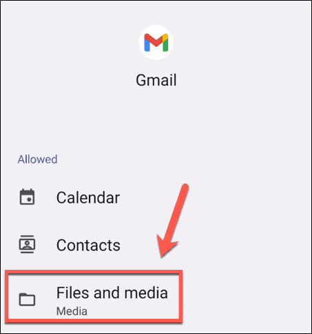 android gmail datoteke in nastavitve predstavnosti