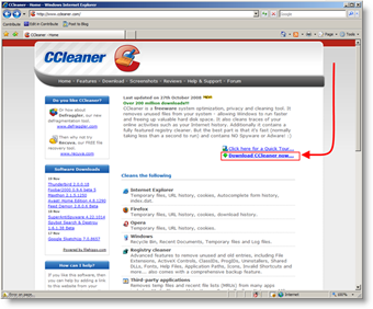 Prenesite CCleaner za varno brisanje / brisanje datotek in predpomnilnika iz Windows