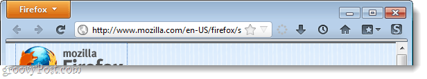 Skrita vrstica zavihkov Firefox 4