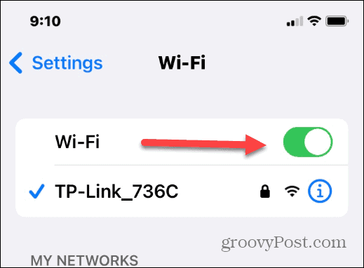 Spremenite geslo za Wi-Fi v napravi iPhone