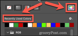 Uporaba orodja za izbiro barv v Photoshopu