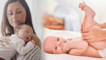 V katerem položaju lahko dojenčki zlahka odvajajo pline? Če dojenček ne diha ...
