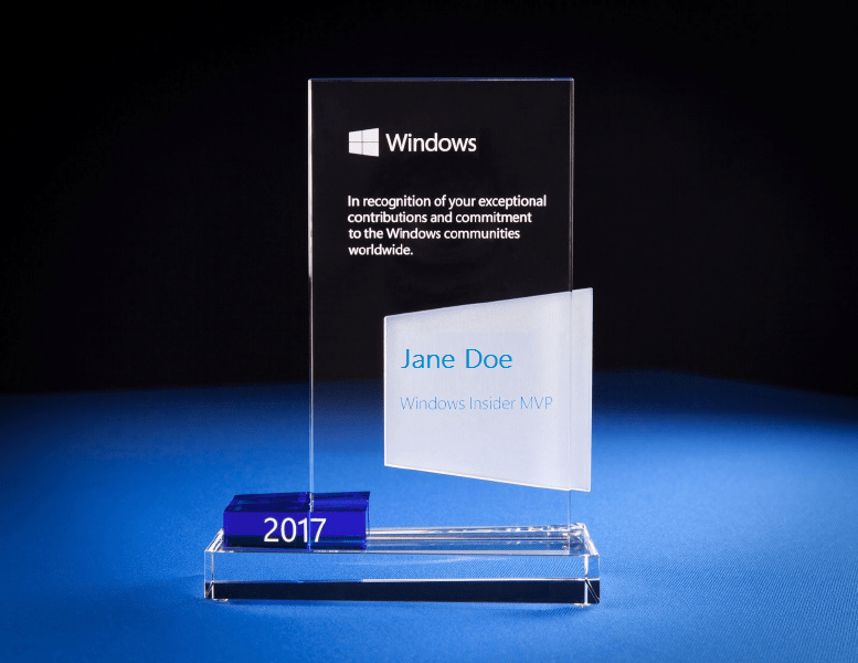 Microsoft predstavil nov Windows Insider MVP Award Award program