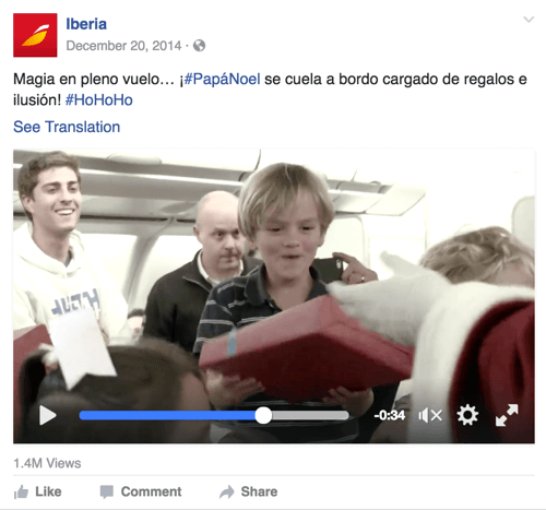 Ta video kampanja Iberia Airlines povezuje čustva praznikov.