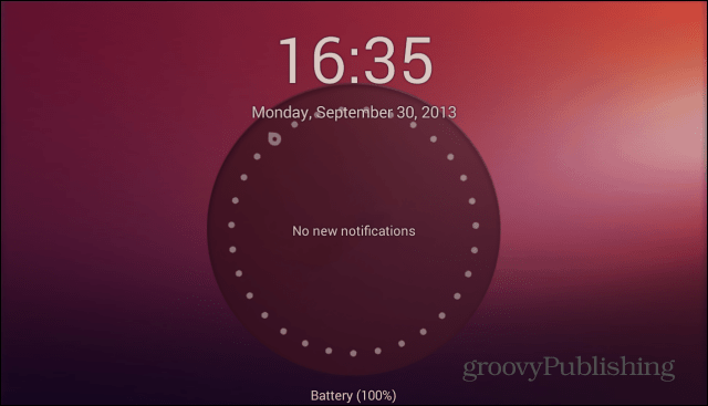 Ubuntu zaganjalnik zaklepnega zaslona