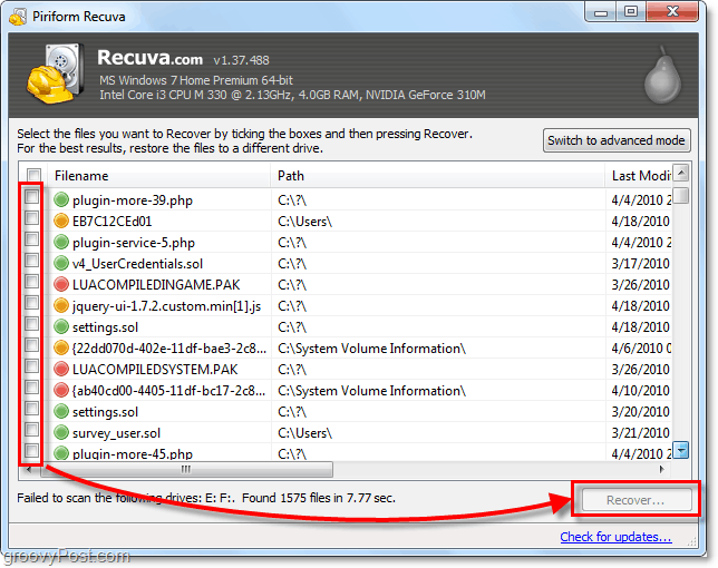 Kako enostavno odstraniti ali varno obrisati izbrisane datoteke z Recuvo
