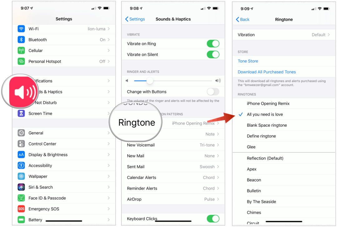 Kako ustvariti zvonjenje po meri iPhone v GarageBand