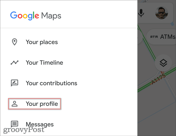 Urejanje profila Google Maps