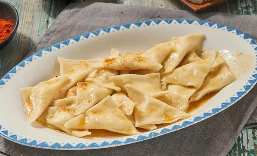 Kako narediti piruhi raviole s kockami? Piruhi ravioli recept!