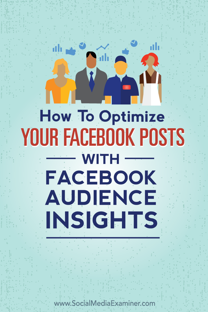 Kako optimizirati svoje objave na Facebooku z vpogledom v publiko Facebook: Izpraševalec socialnih medijev