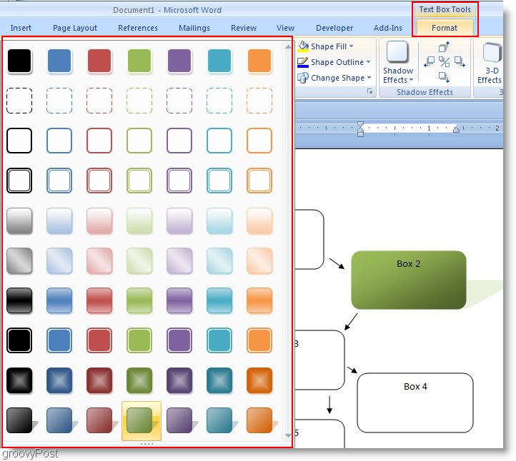 Oblike zapisa programa Microsoft Word 2007