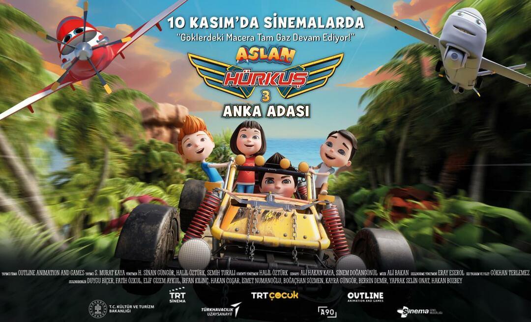 Dobra novica za ljubitelje animacije! Izšel je 'Aslan Hürkuş 3: Otok Anka'
