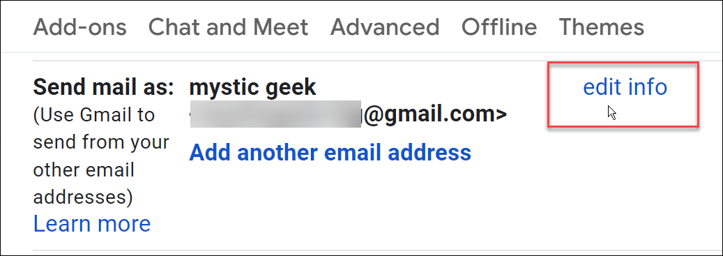 kako spremeniti ime v gmailu