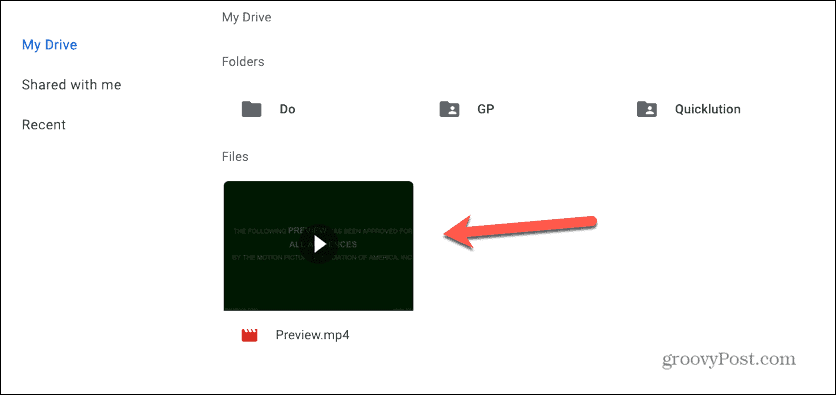 google slides izberite video na google drive