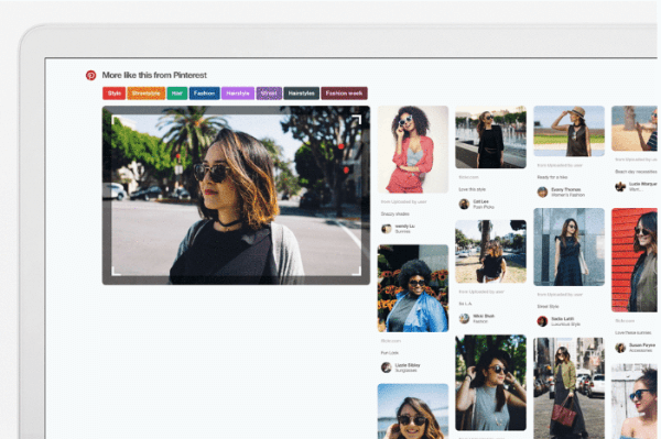 Pinterest je svojo tehnologijo vizualnega iskanja vgradil v razširitev brskalnika Pinterest za Chrome.