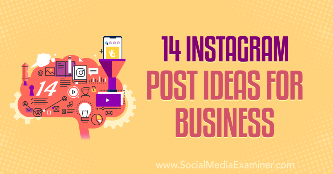 14 idej za posel na Instagramu Anne Sonnenberg na Social Media Examiner.