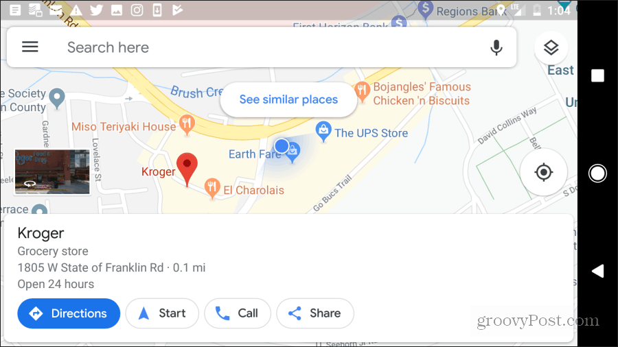 google karte smer hoje