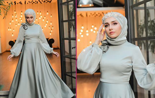 Najbolj stilske večerne obleke za kano noči! Večerna obleka Hijab 2020