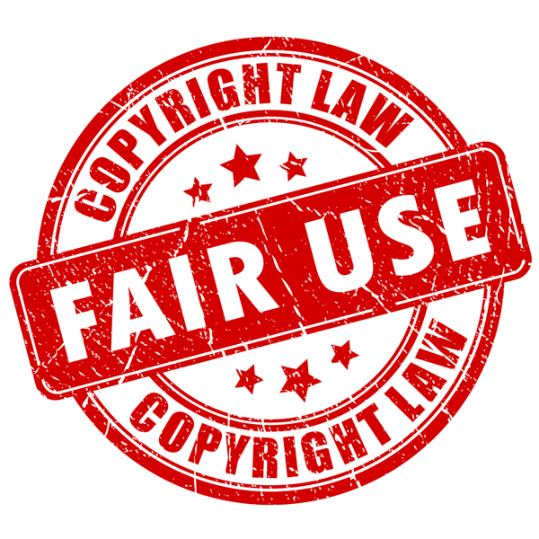 Doktrina poštene uporabe omogoča določeno uporabo slik in vsebin, če ta uporaba ne ovira avtorjevih pravic.