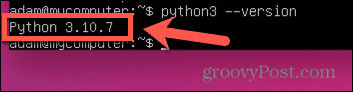 različica ubuntu python