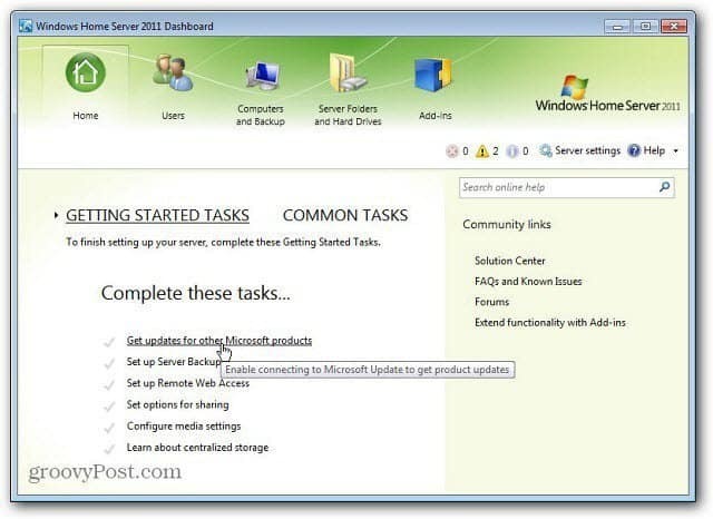 Ustvari zagonski USB Flash Drive Windows Home Server 2011
