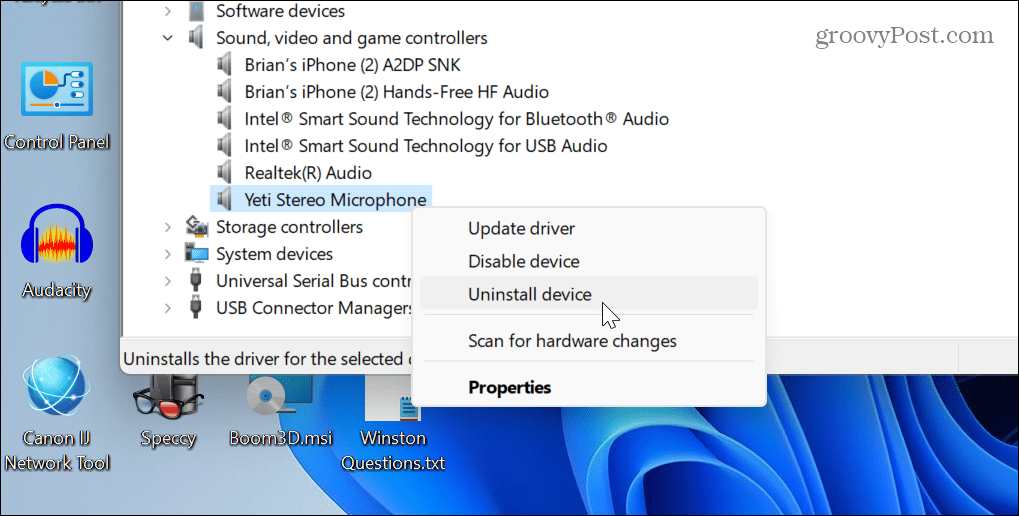 Ponastavite nastavitve zvoka v sistemu Windows 11