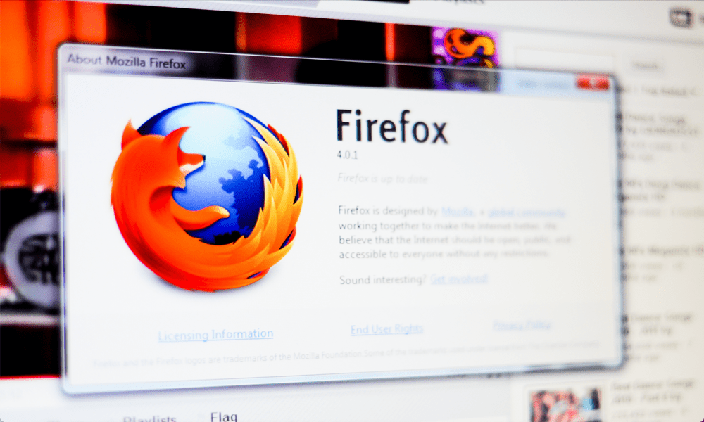 popravite napako, da se je vaš zavihek pravkar zrušil v Firefoxu