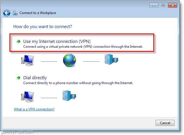 uporabljam mojo internetno povezavo vpn v operacijskem sistemu Windows 7