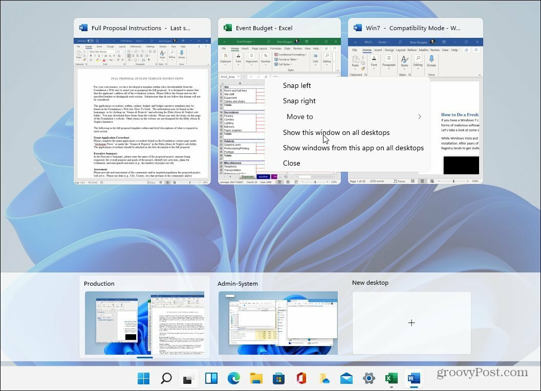 Navidezni namizni računalniki Windows 11