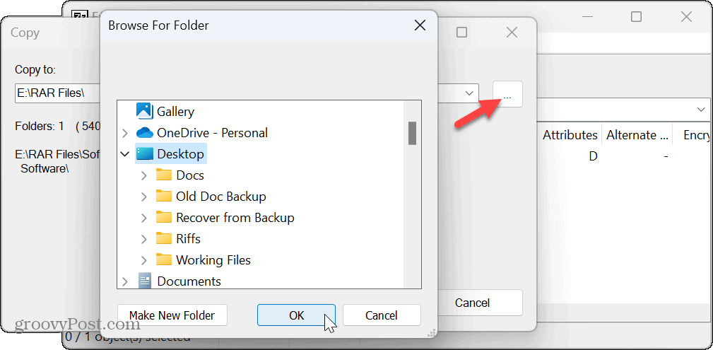 Odprite datoteke RAR v sistemu Windows 