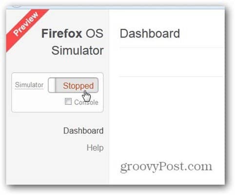 Firefox OS Simulator Browser Addon je na voljo - posnetek zaslona