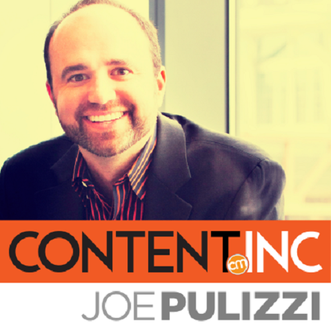 Joe Pulizzi za Content Inc. uporablja prenovljeno vsebino za svoje poddaje in prihajajočo knjigo.