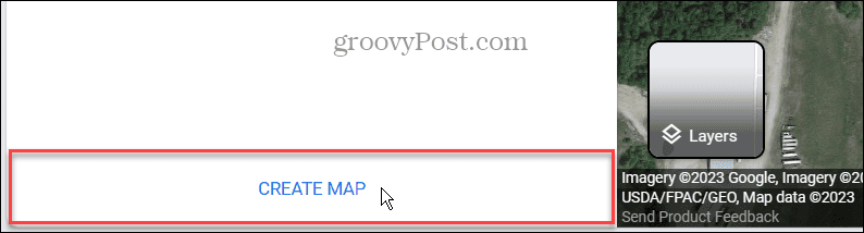 možnost ustvarjanja zemljevida google maps