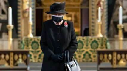 Kraljica Elizabeta je bila prvič v javnosti prikazana v maski!
